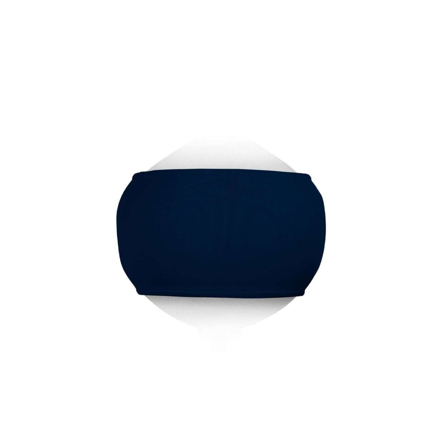 Fendertex textile fender cover in navy blue for flat or buoy-style yacht fenders